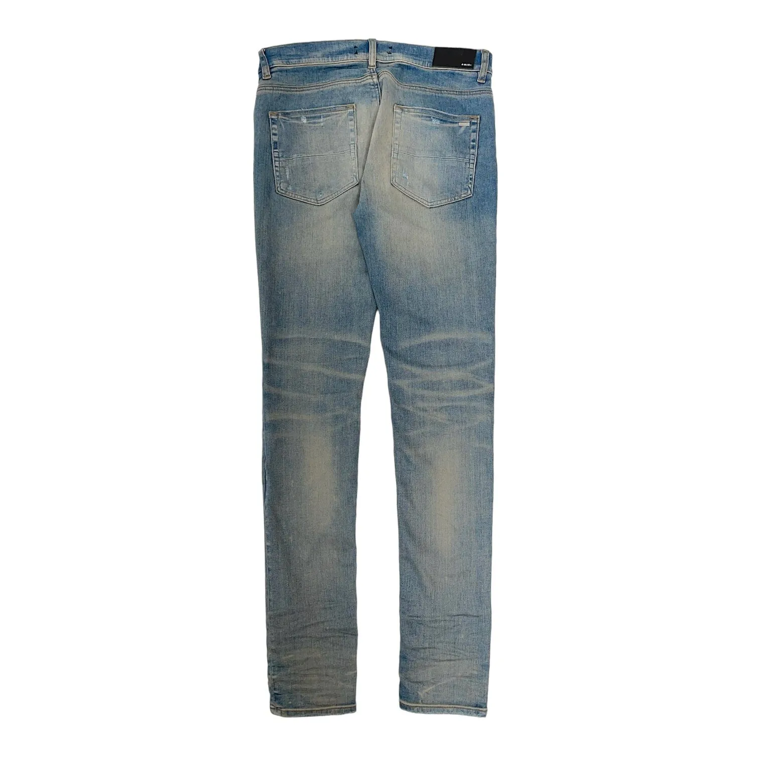 Amiri Denim Repair Thrasher Jeans Clay Indigo Pre-Owned