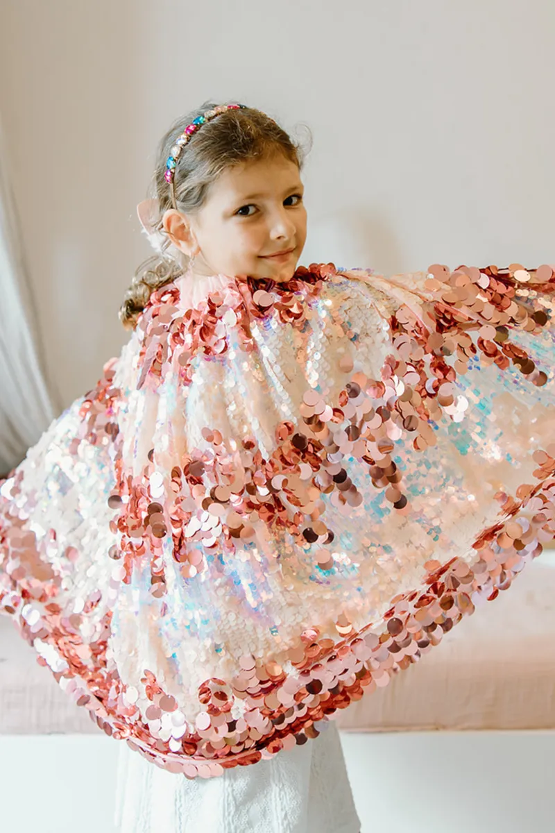 Creative Education The 5th Avenue Pailette Cape, Pink
