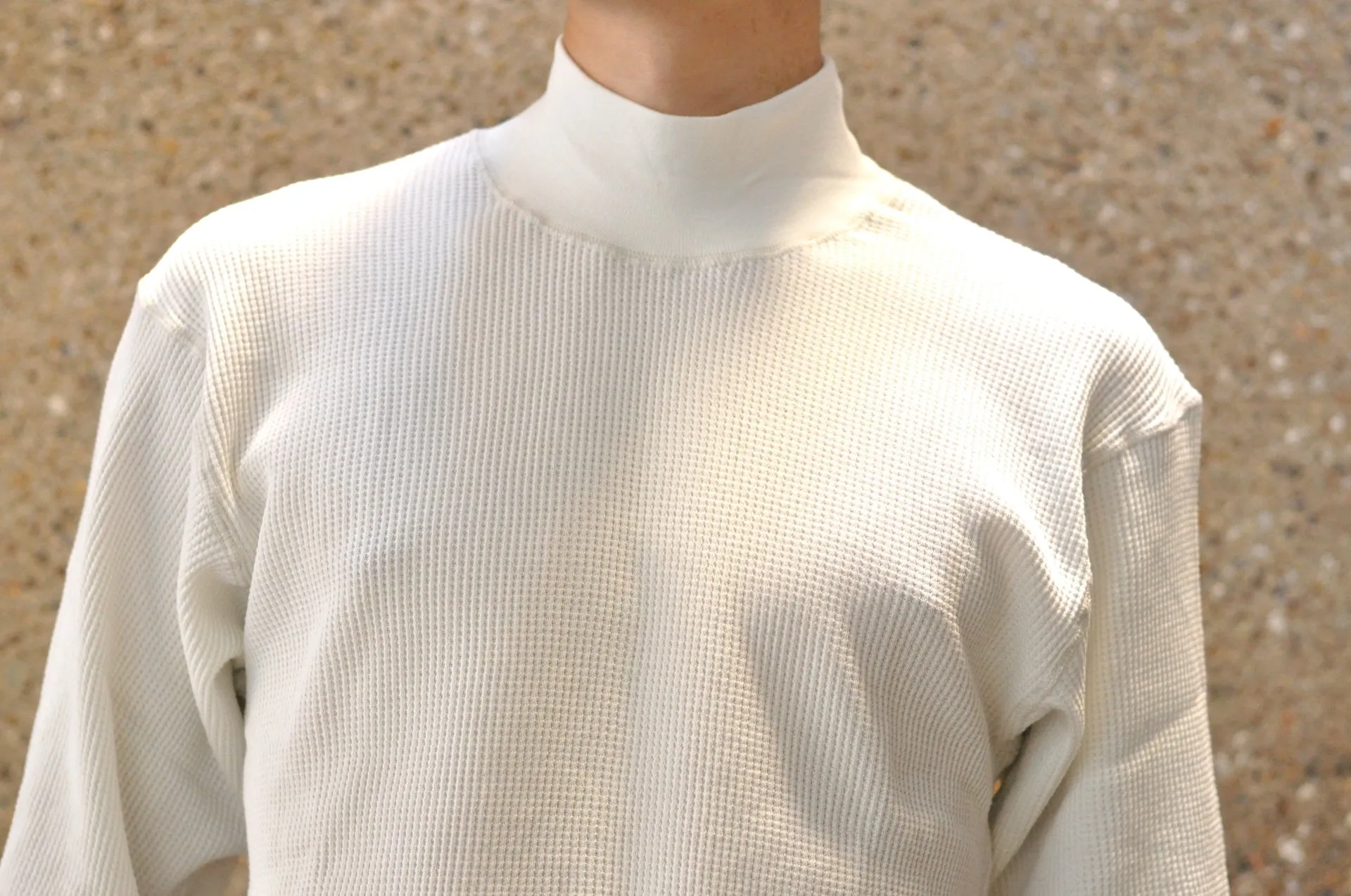 Freewheelers "Half Neck" Thermal Shirt (Ivory)