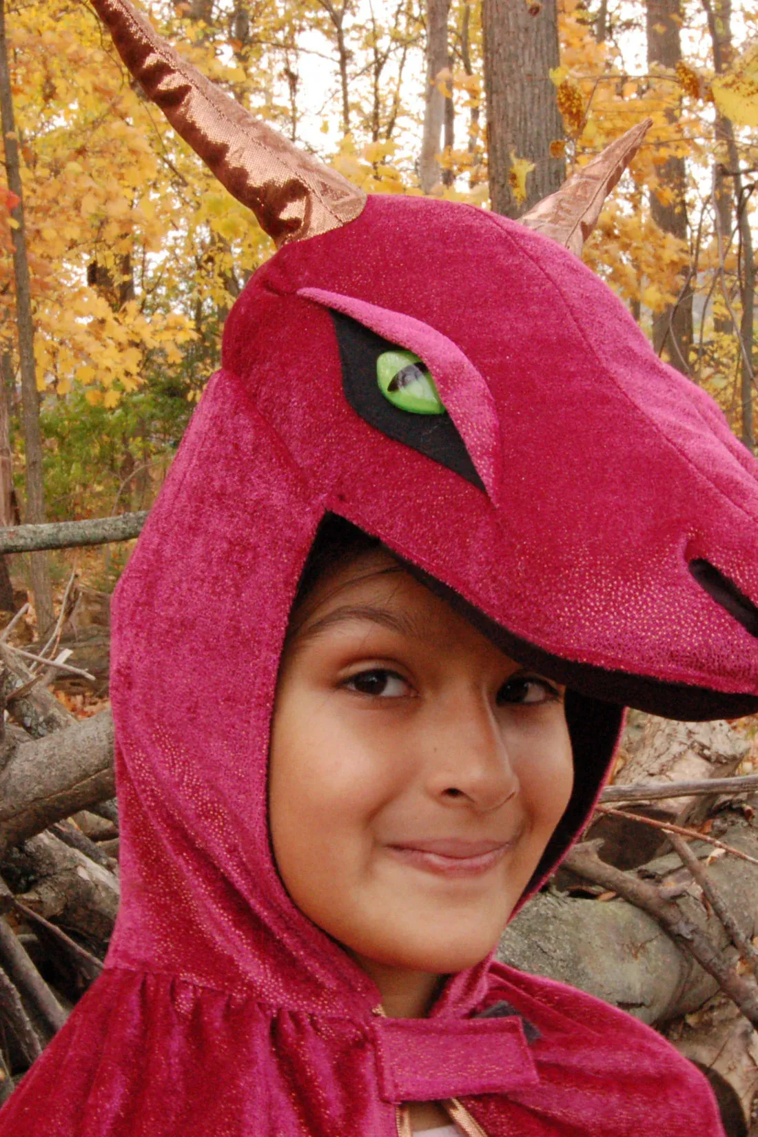 Great Pretenders Red and Copper Starry Night Dragon Cape