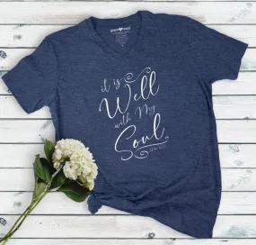 It Is Well Navy Tee
