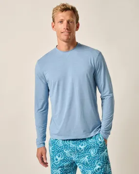 Johnnie-O Basin Prep-Formance Long Sleeve T-Shirt - Tide