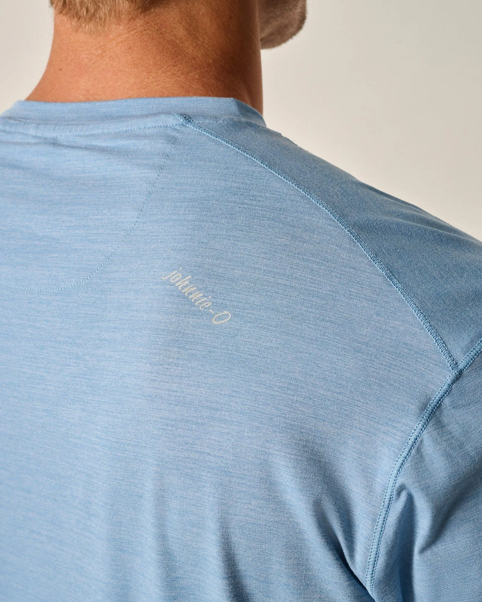 Johnnie-O Basin Prep-Formance Long Sleeve T-Shirt - Tide