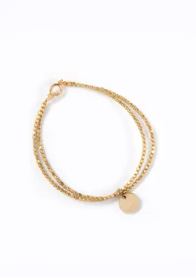 Kalk Bay Bracelet Brass Beads
