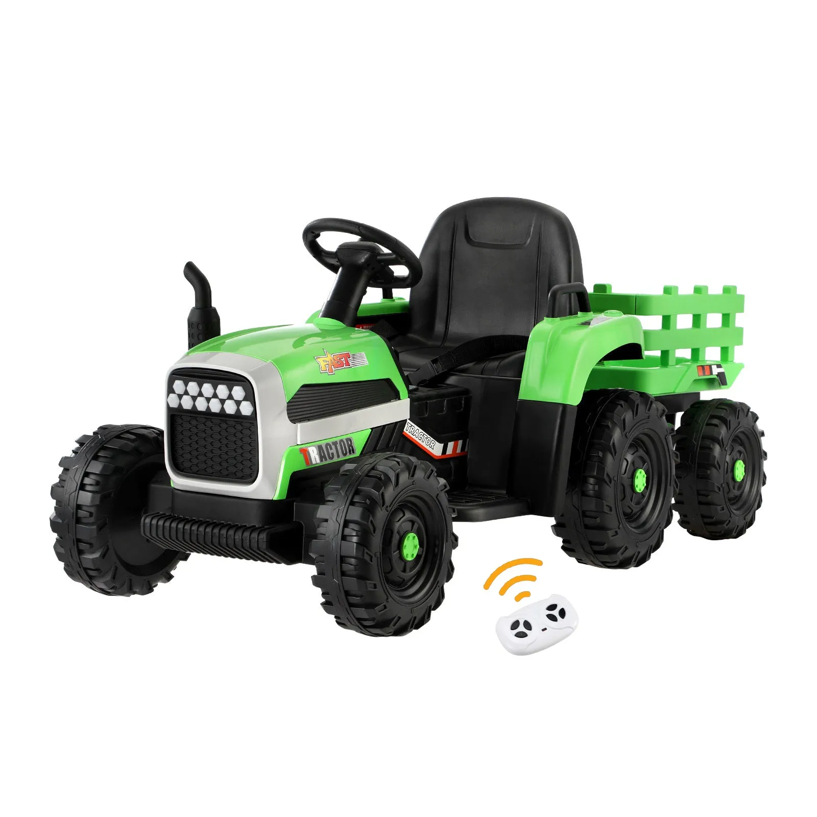 Mazam Kids Ride On Car Tractor 12V Electric Battery Toy Remote Control Green