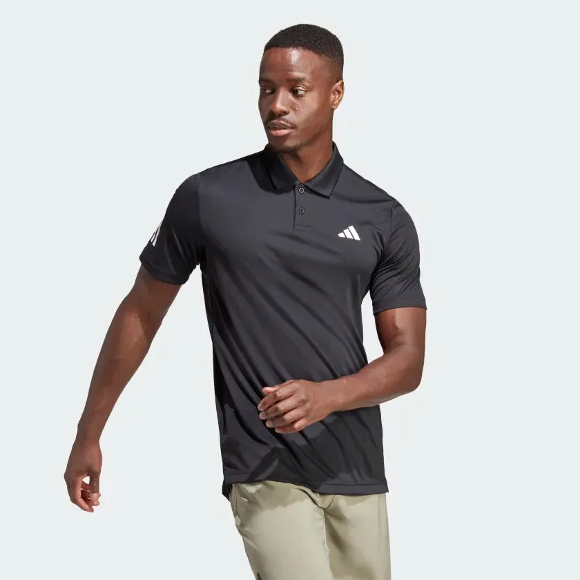 Mens Adidas Club 3 Str Polo
