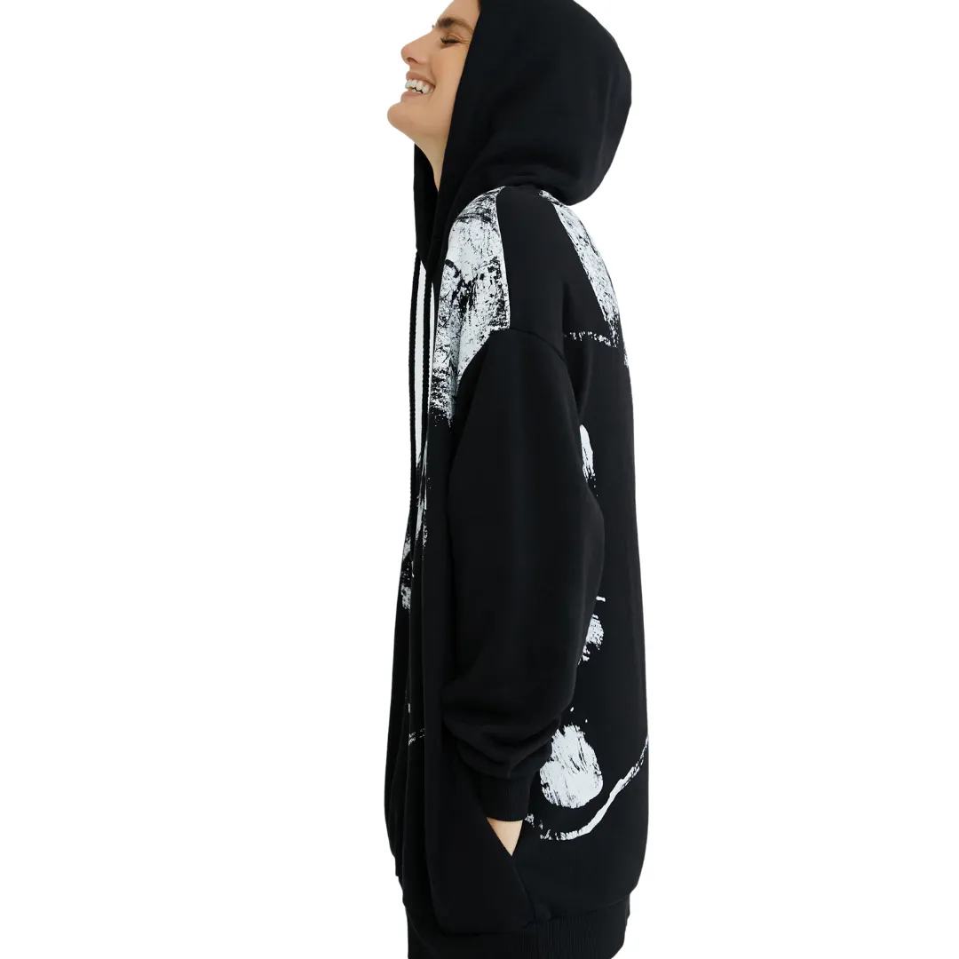 Mickey Oversize Hooded Sweatshirt Dress