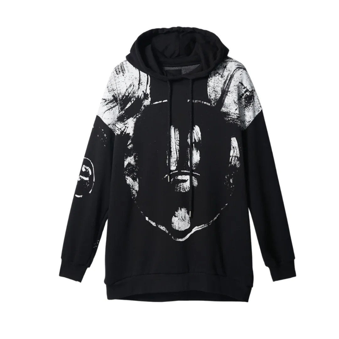 Mickey Oversize Hooded Sweatshirt Dress