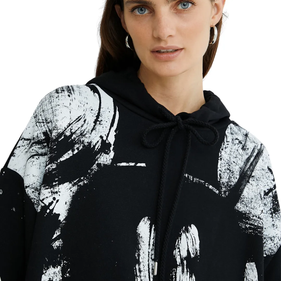 Mickey Oversize Hooded Sweatshirt Dress