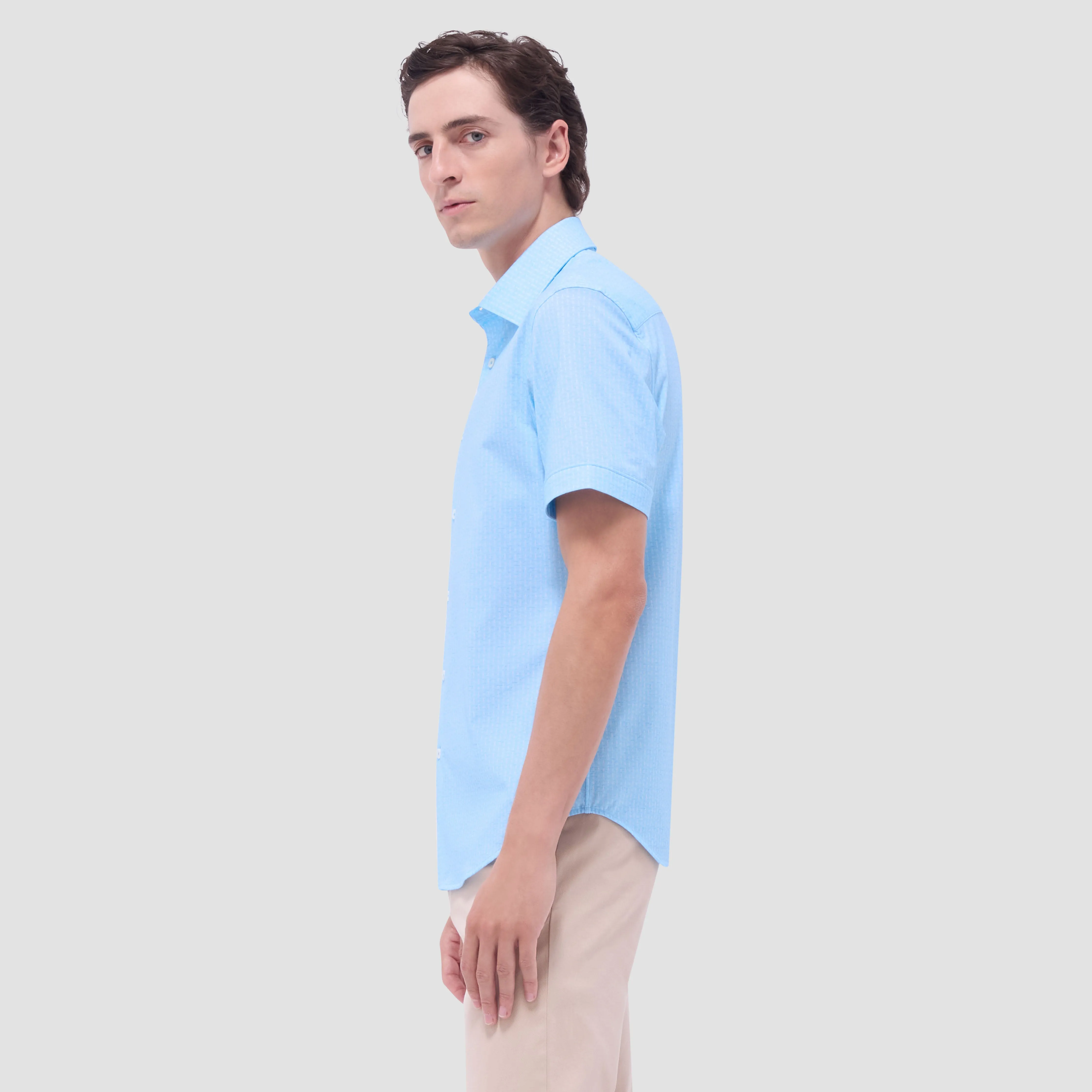 Miles Bowling Pin OoohCotton Short-Sleeve Shirt