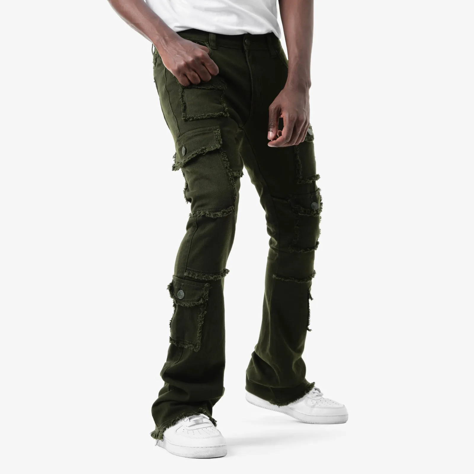 OLIVE STACKED CARGOS