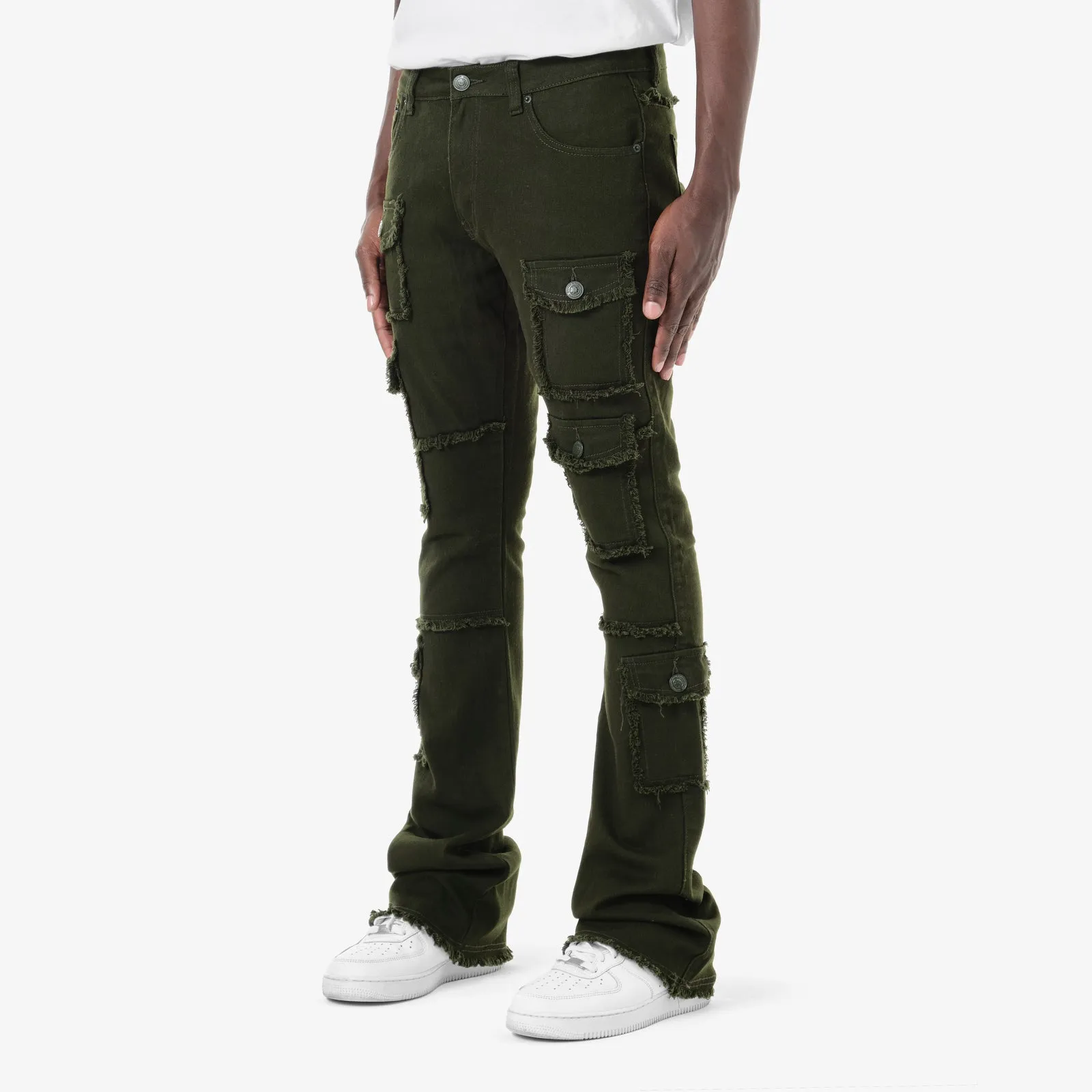 OLIVE STACKED CARGOS