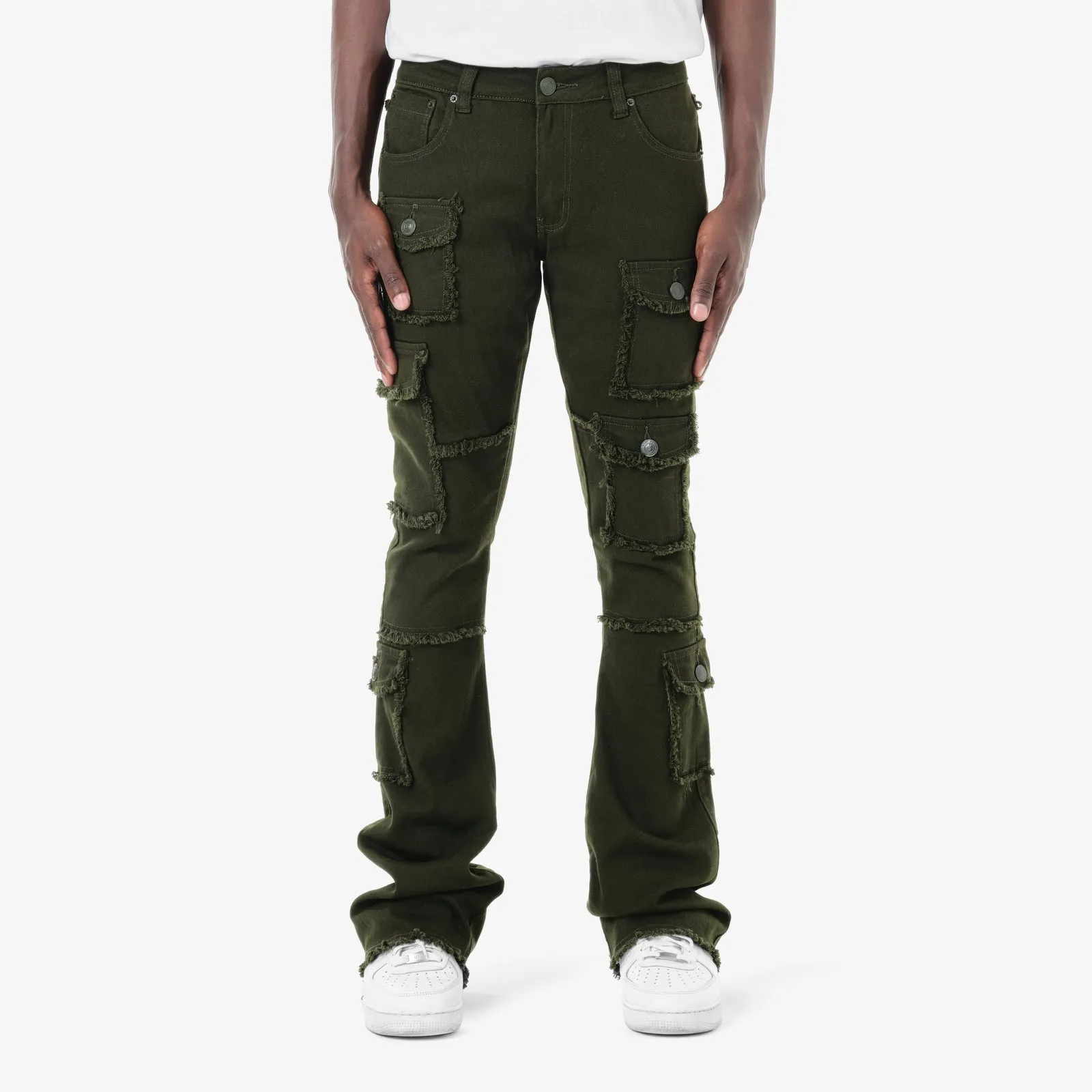 OLIVE STACKED CARGOS
