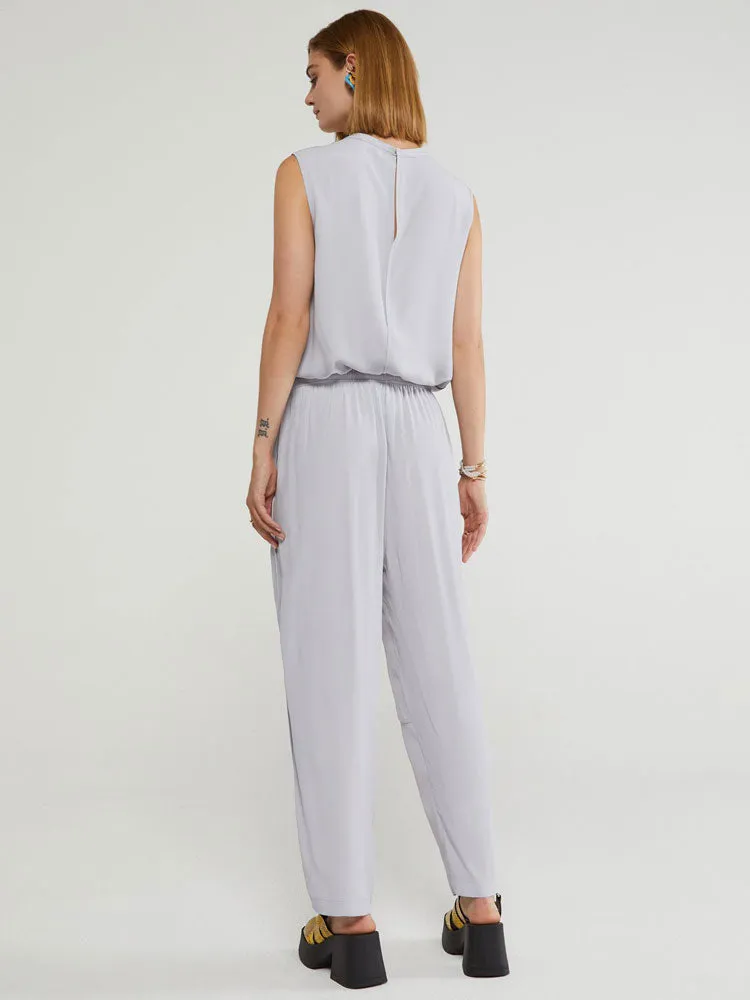 Ottod'Ame Silk Blend Top Oyster