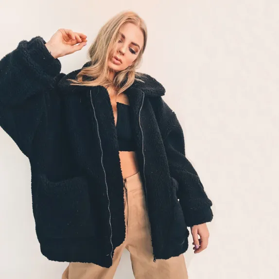 Oversized Fleece Jacket