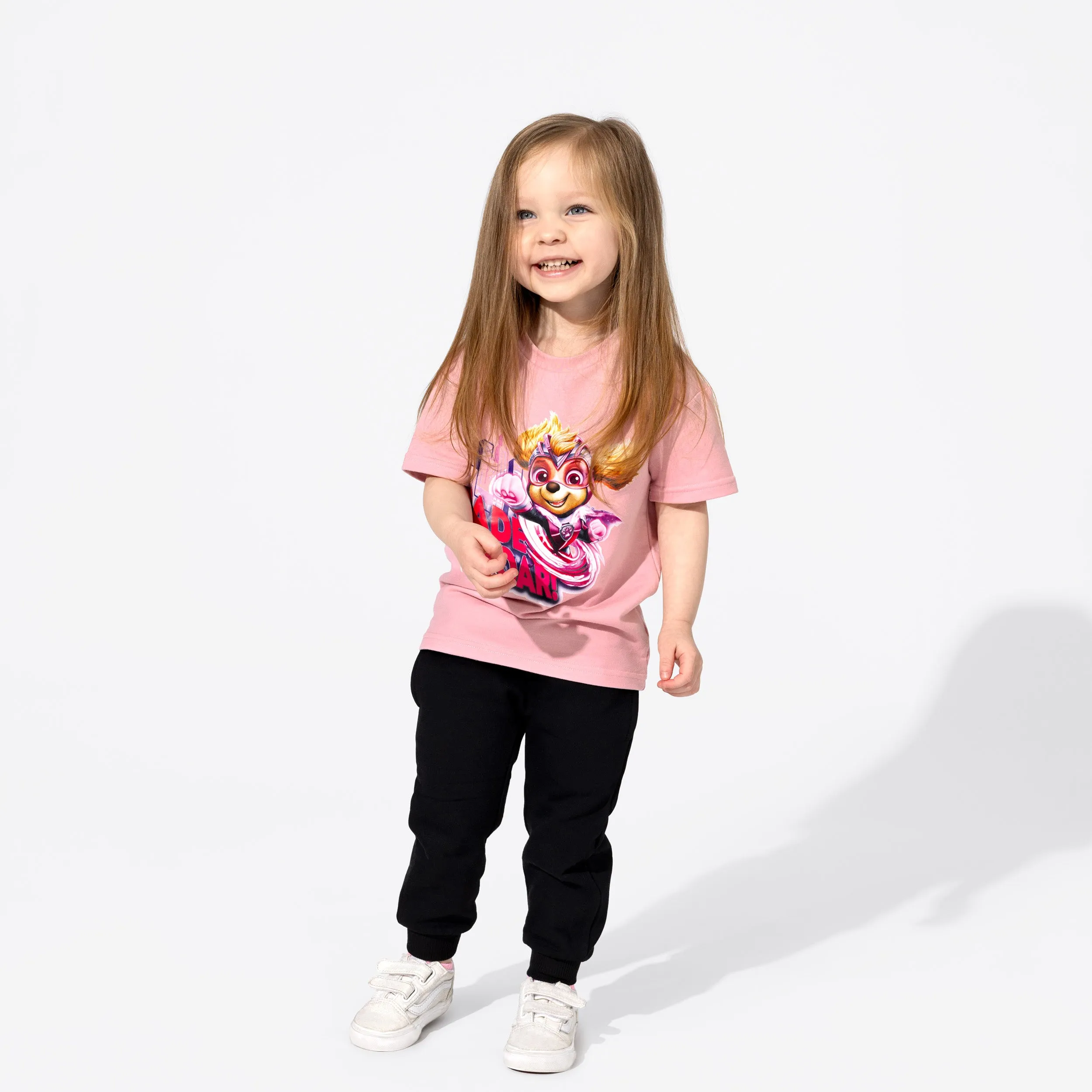 PAW Patrol: The Mighty Movie Skye Dusty Rose Bamboo Terry Kids Oversized T-Shirt