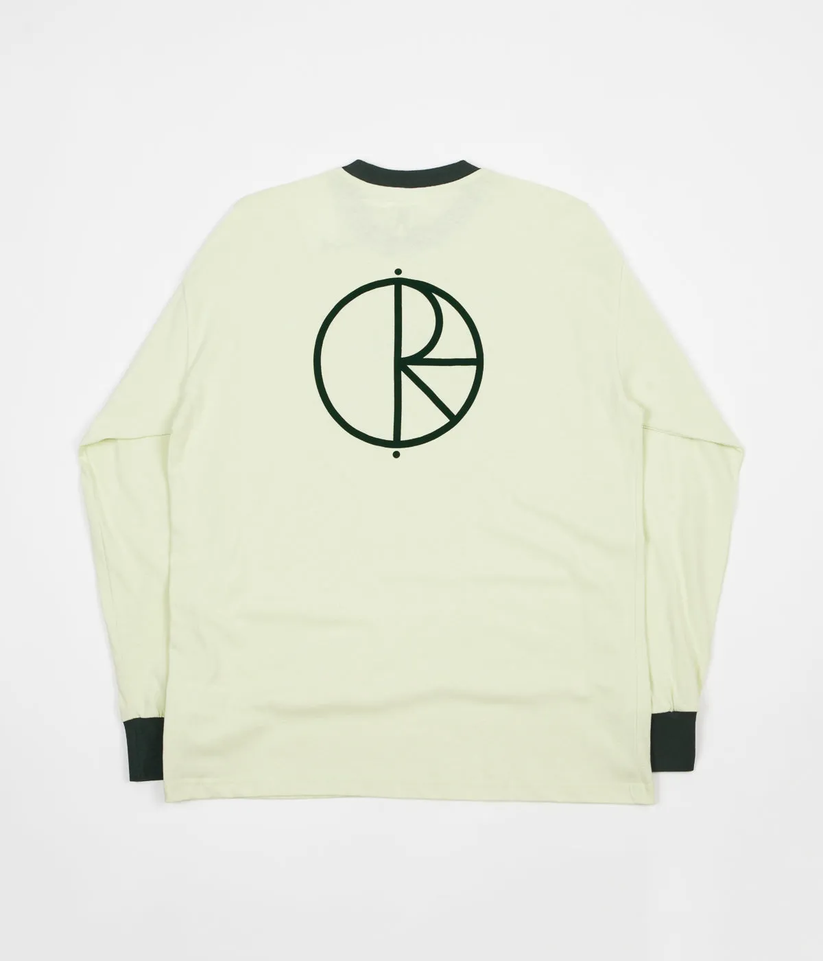 Polar Offside Long Sleeve T-Shirt - Seafoam Green / Dark Green