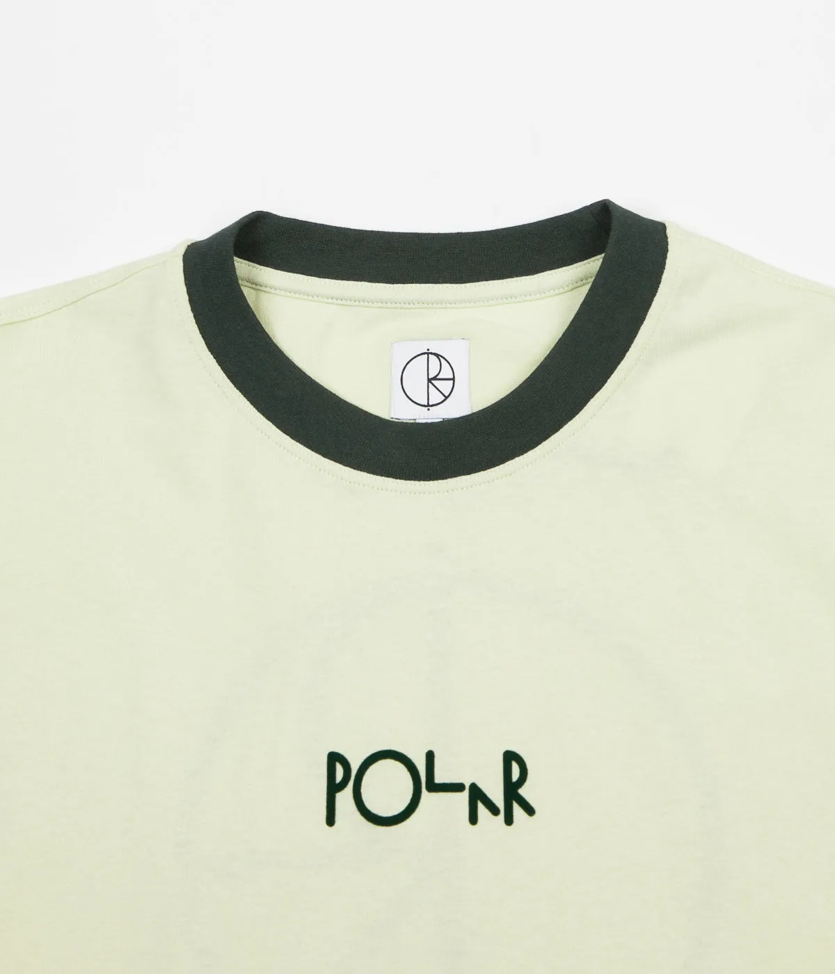 Polar Offside Long Sleeve T-Shirt - Seafoam Green / Dark Green