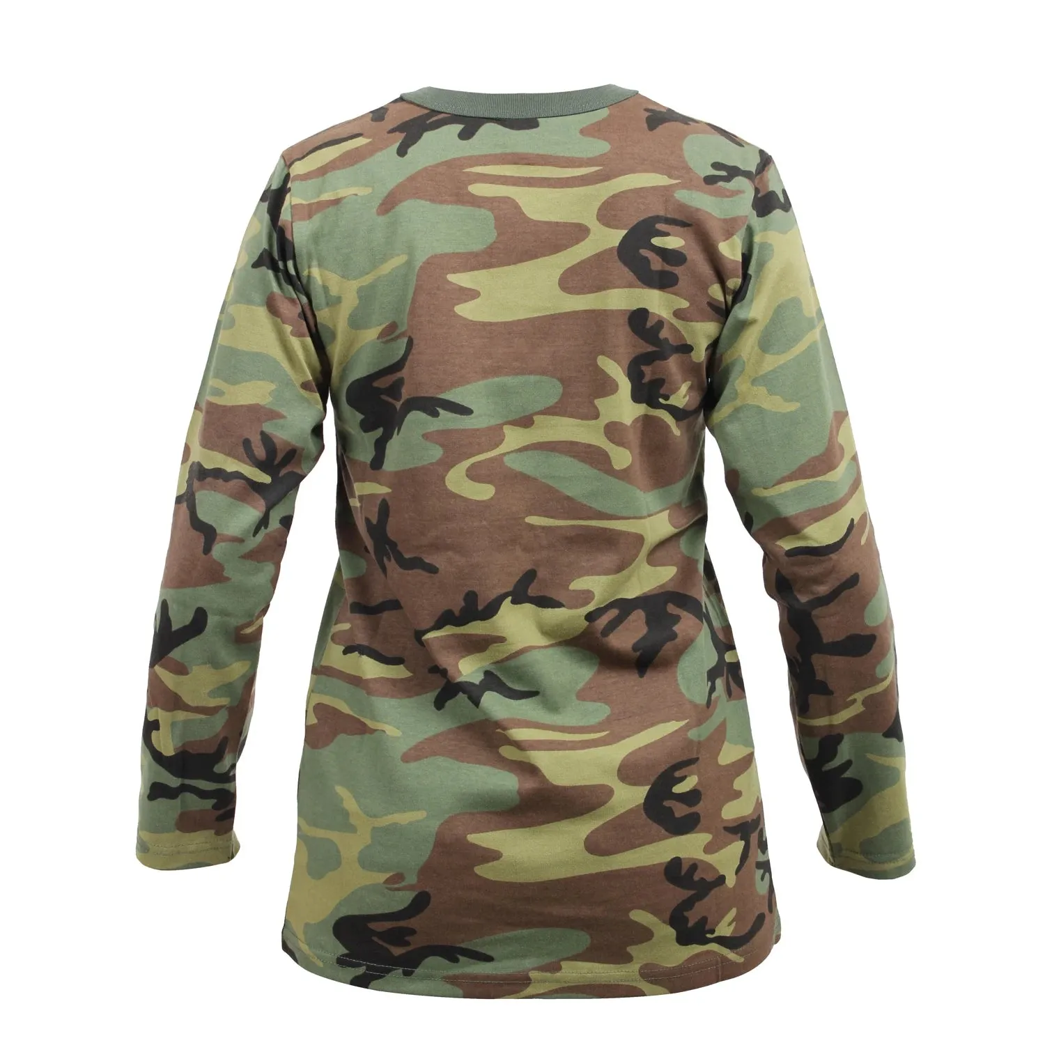 Rothco | Women's Long Sleeve Woodland Camo T-Shirt