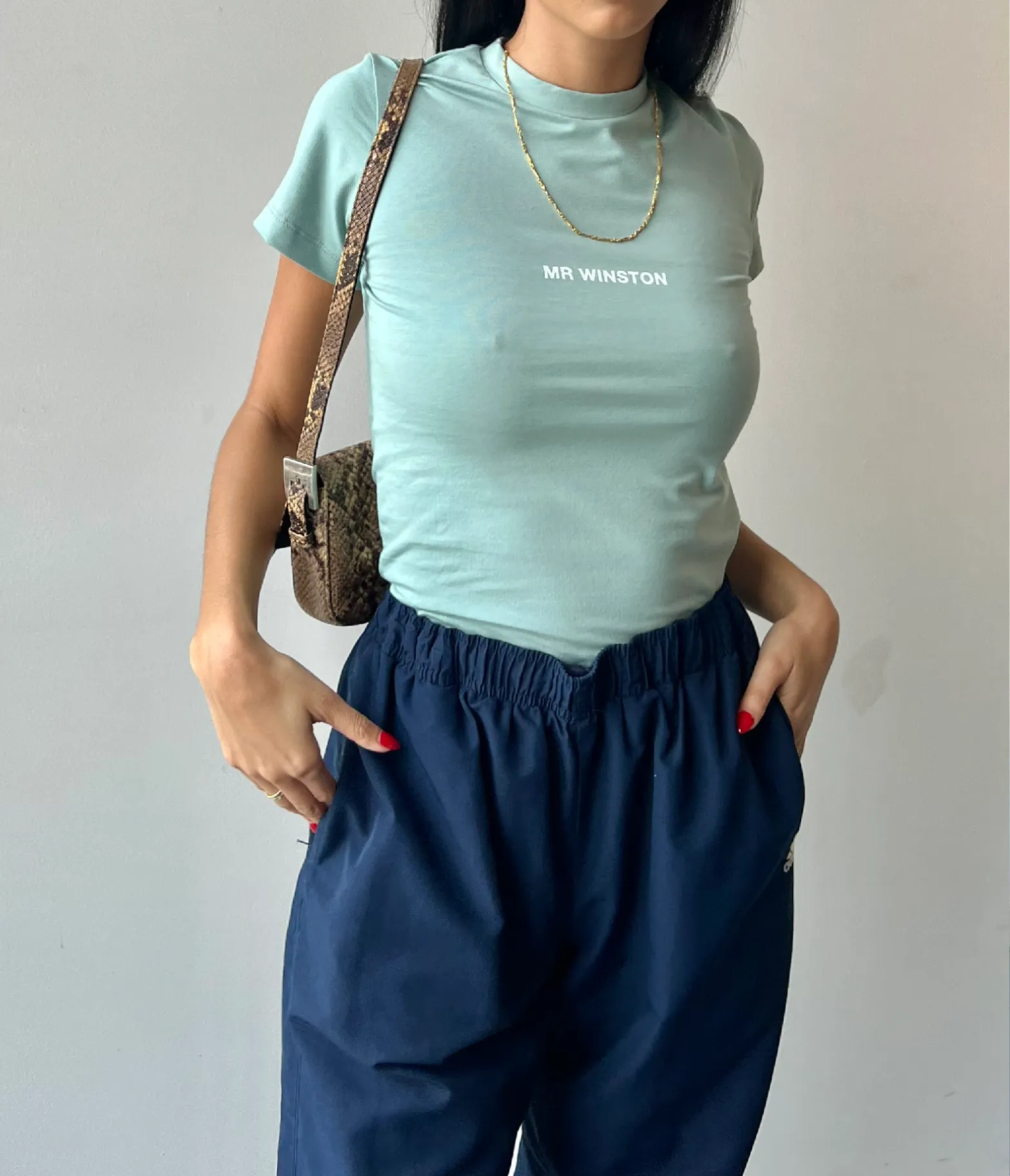 Sage Fitted Tee