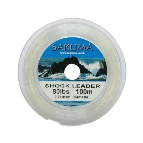 Sakuma Shock Leader 80lb Clear 100m