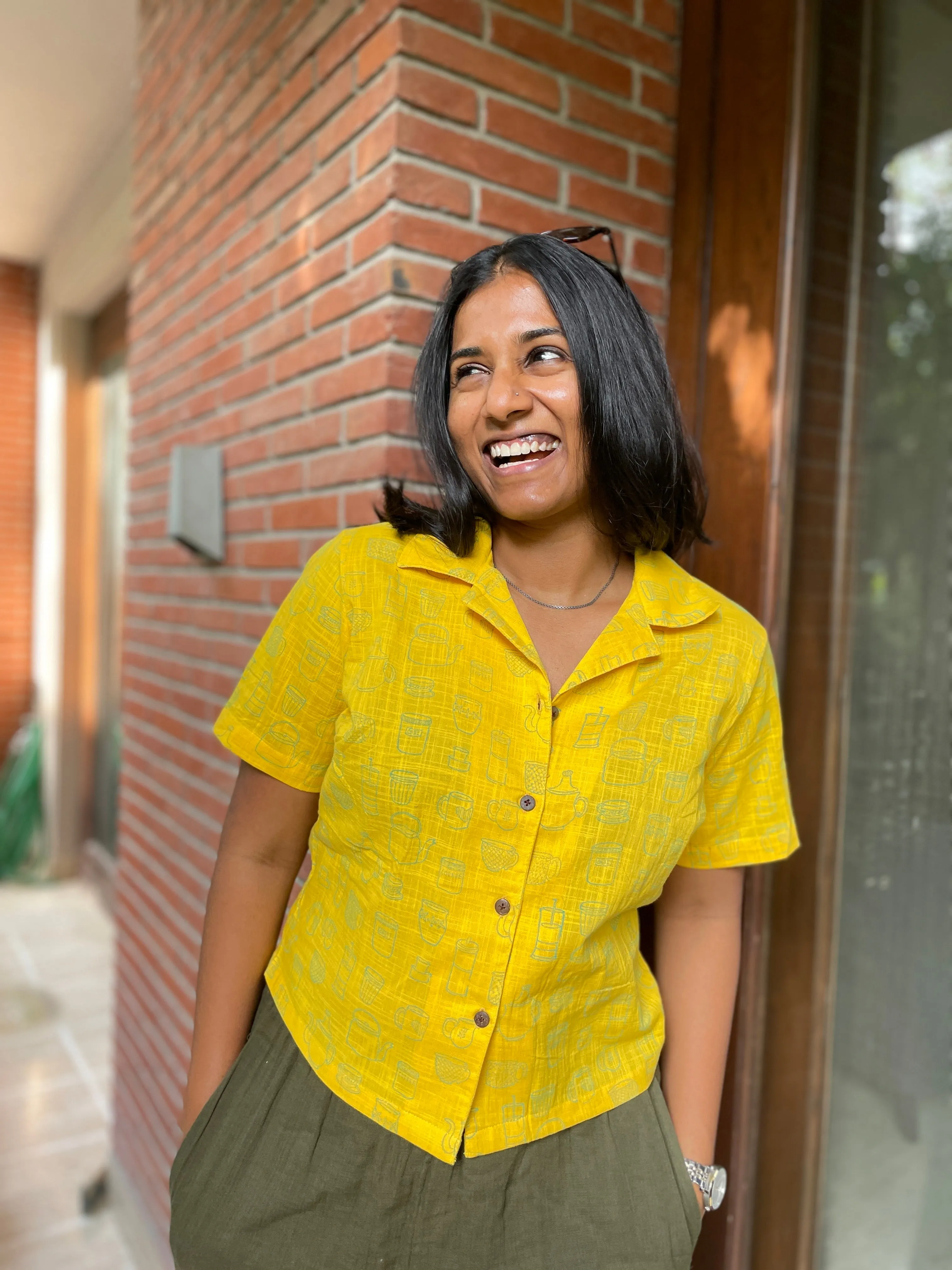 Shararat Crop Shirt