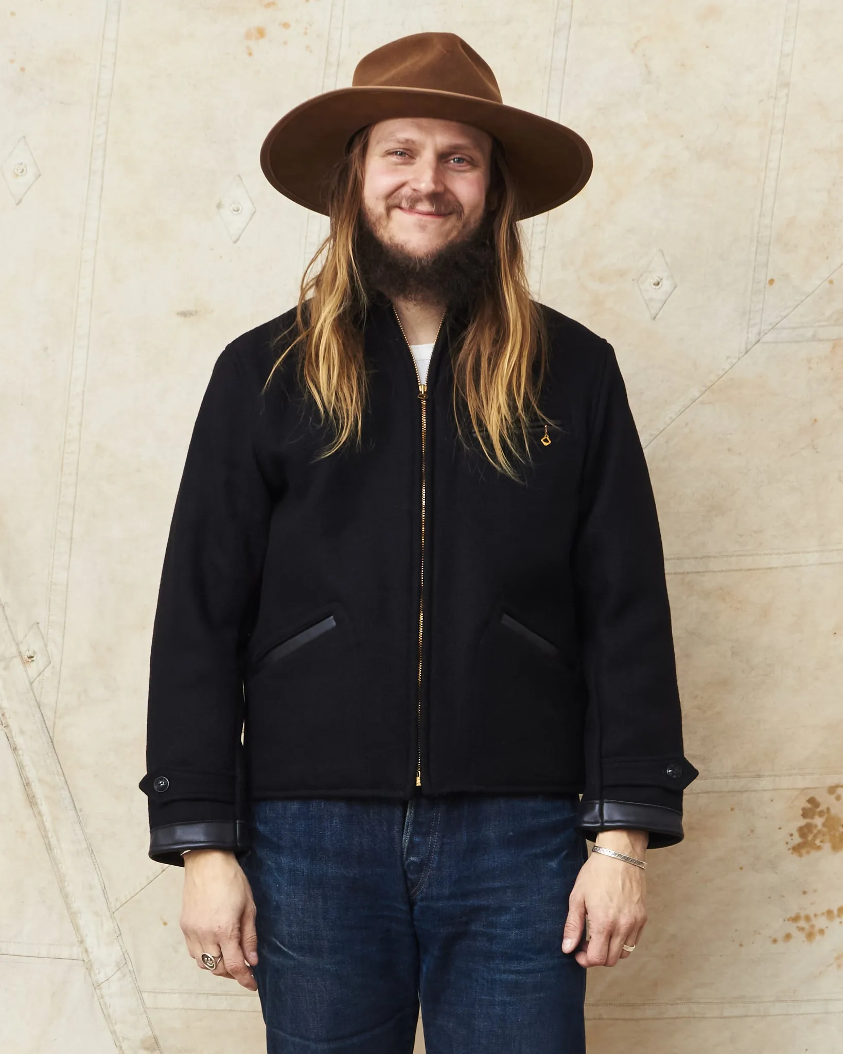 Sugar Cane & Co 30 oz Wool Melton Sports Jacket SC15404