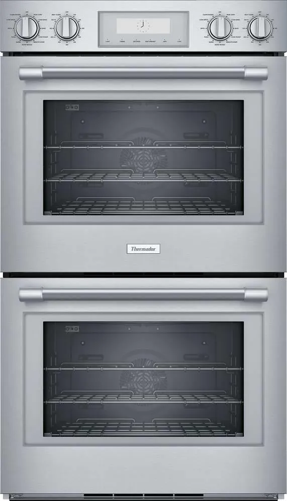 Thermador 30" Self-Clean SoftClose Professional Series Double Wall Oven PO302W