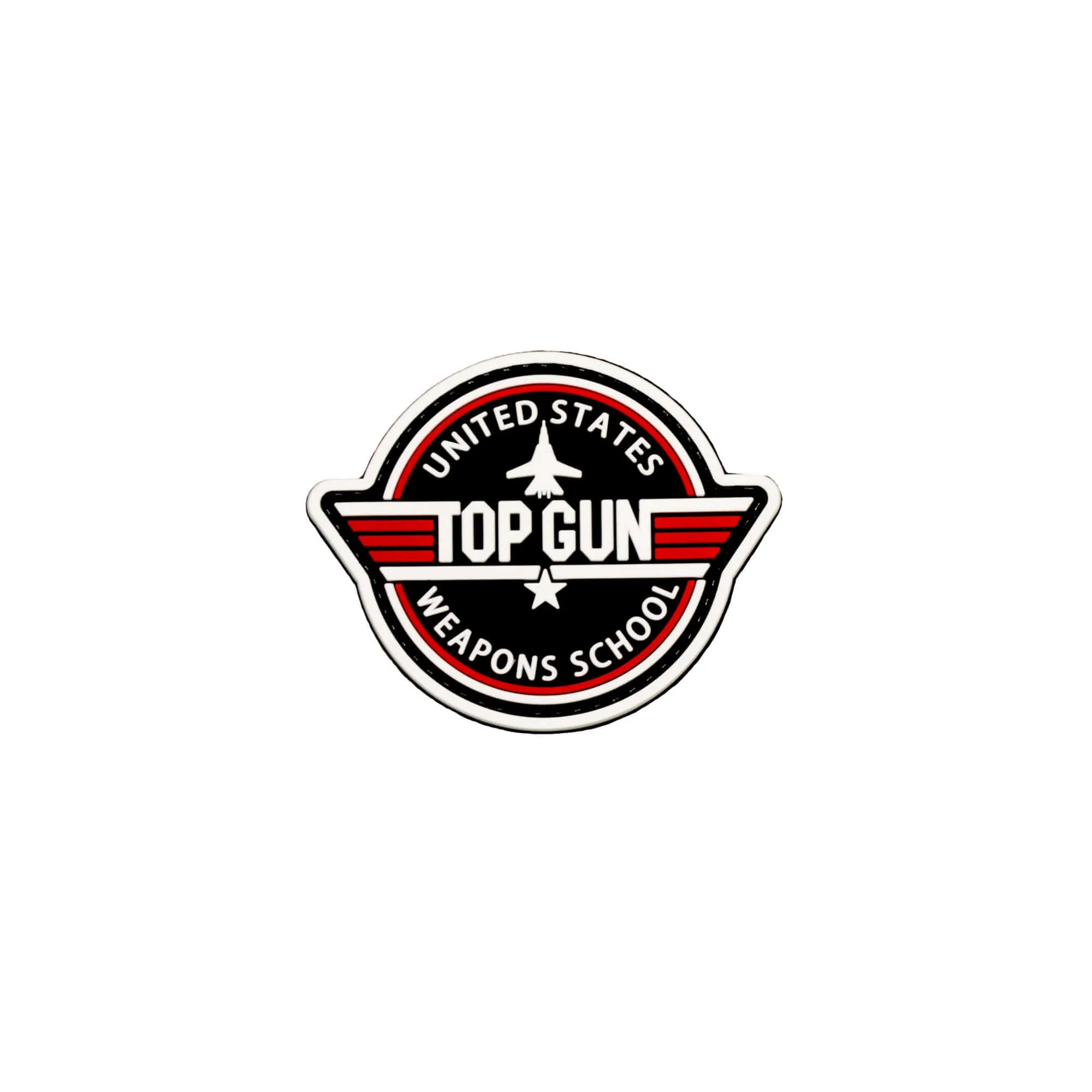 Top Gun Fighter Weapons School Black PVC Patch